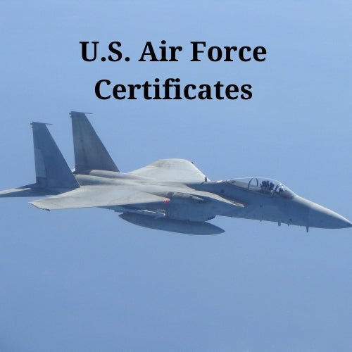 U.S. Air Force Certificates