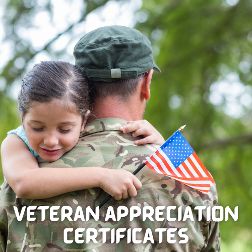 Custom Veteran Certificates-Edit in Corjl & Download