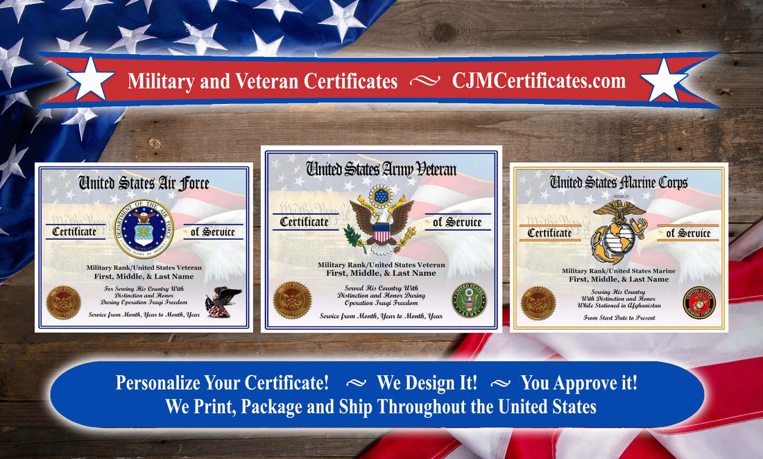 About CJM Certificates