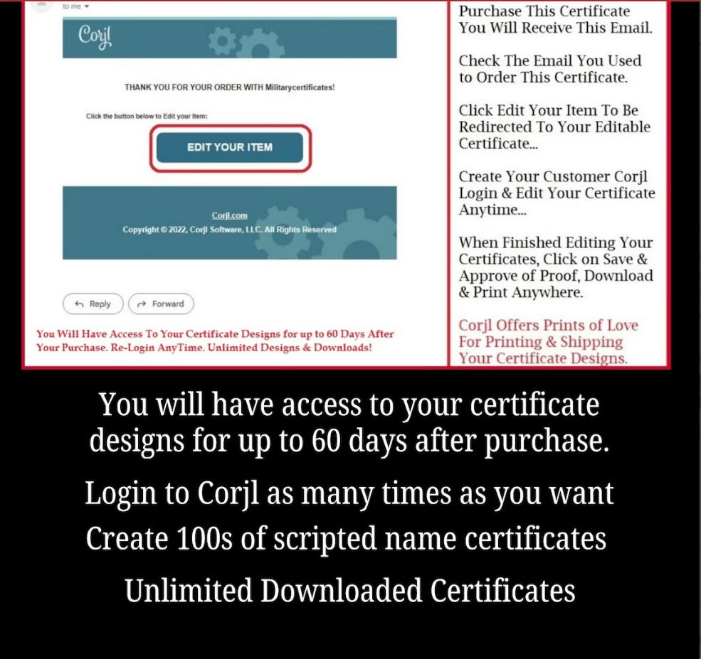 100+ Veteran Certificates of Appreciation: Veterans Day, All Branches, Unlimited Names, Self-Design (PDF/JPG) 147