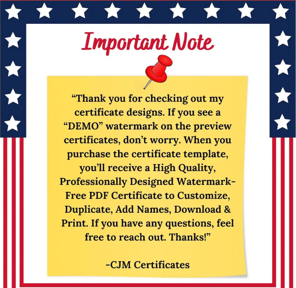 100+ Veteran Certificates of Appreciation: Veterans Day, All Branches, Unlimited Names, Self-Design (PDF/JPG) 147